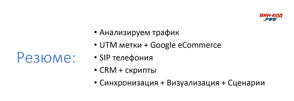 Резюме - эффективность интернет магазина в Москве